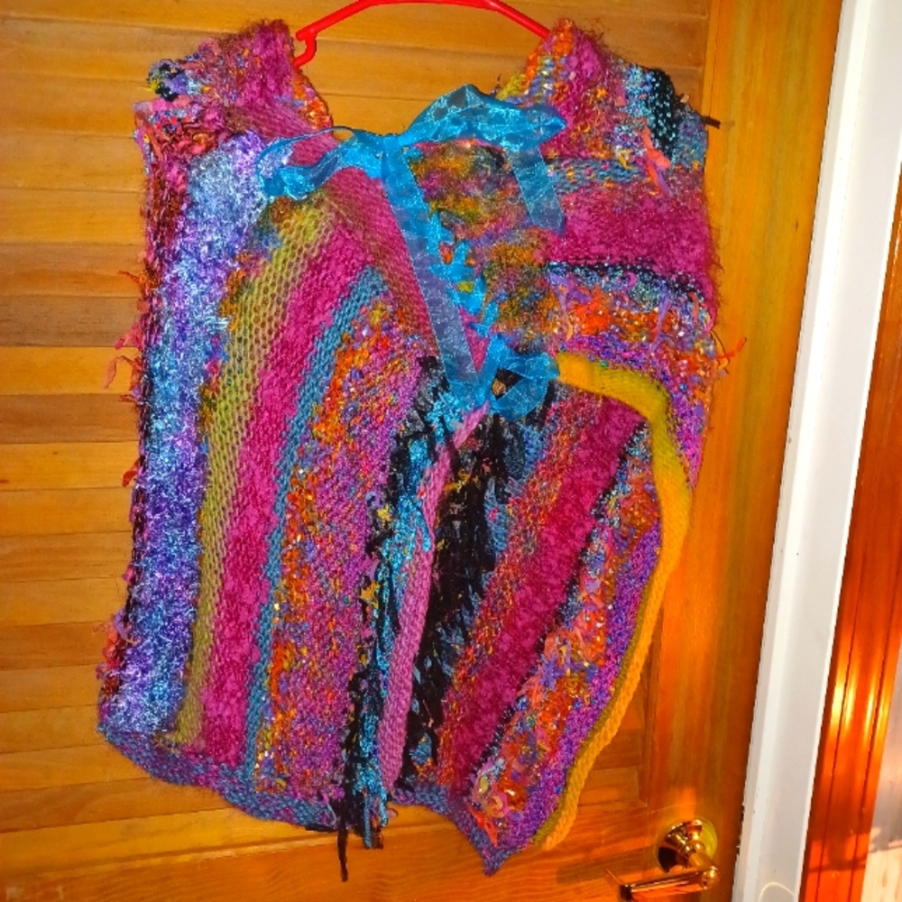 Colorful Poncho - Picture 2 of 9